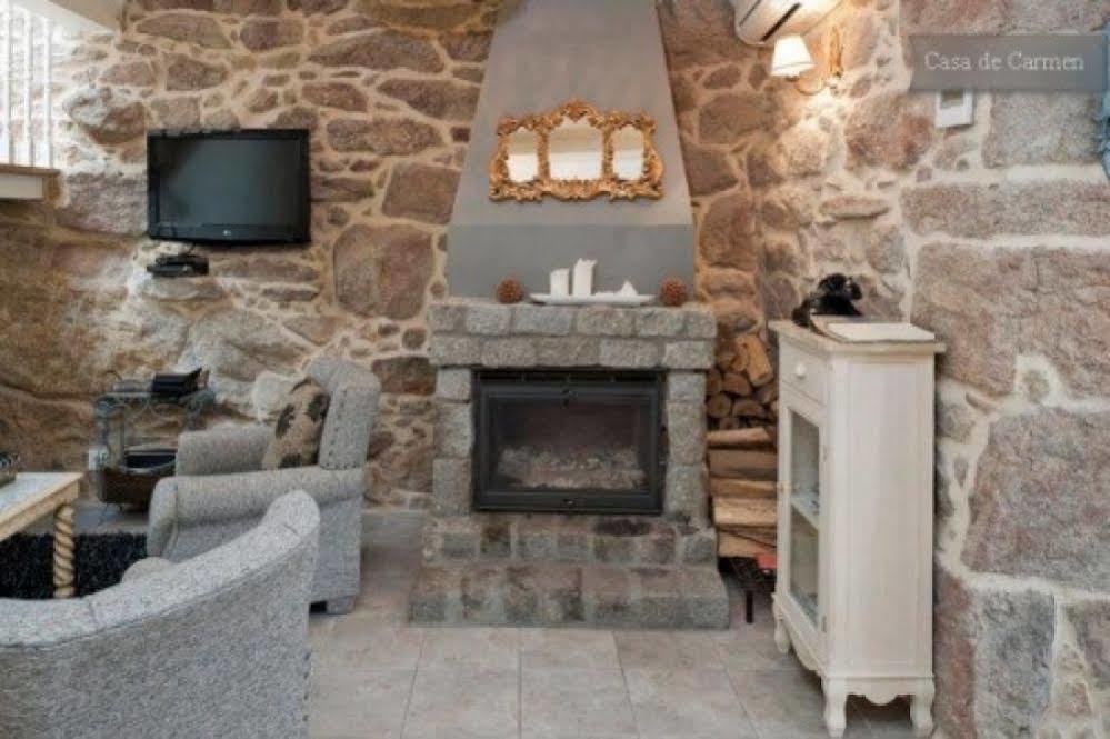 Casa De Carmen Banera Chimenea De Lena Y Terraza Villa Corcubion Bagian luar foto